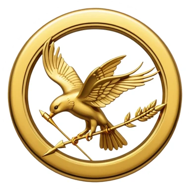 Mockingjay Pin sticker