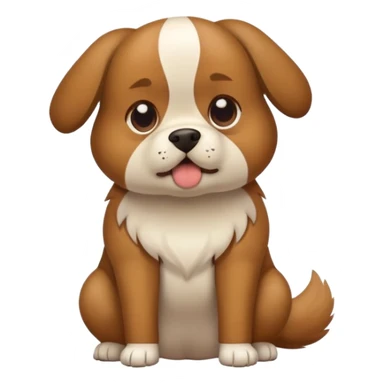 Dog pooping sticker