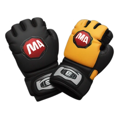 Mma gloves sticker