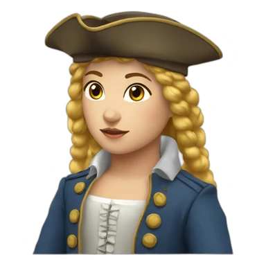 French-Revolution-girl-phrygian-cap sticker