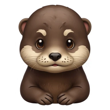 Sad otter  sticker