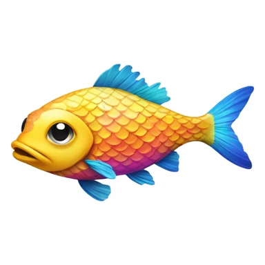 Fish with bikini  sticker
