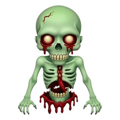 Rotting corpse zombie demons, full body, in the style of your bleeding skull art, full body sticker