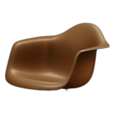 eames fiberglass chair facing diagonal right sticker