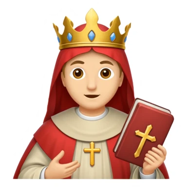 pretre catholique du moyen age sticker