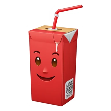 juice box RED sticker