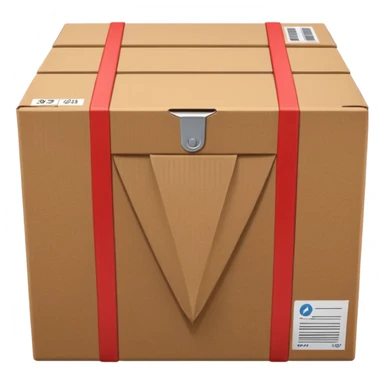 make delivery box  sticker