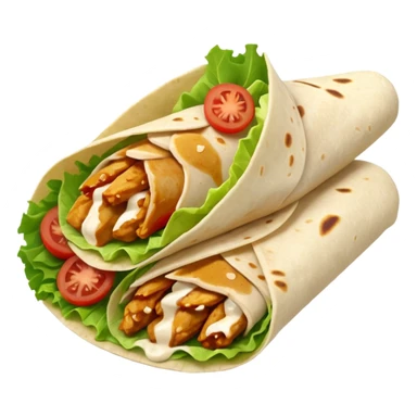 honey adobo chicken wrap from just salad sticker