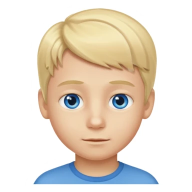 malte blond boy six seven sticker