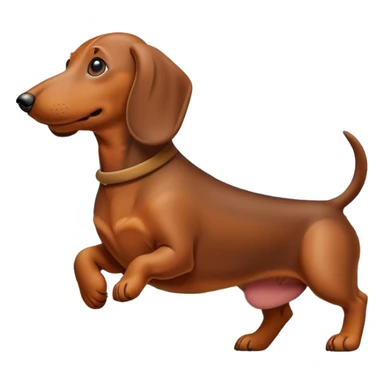 giant dachsund stomping on a city sticker