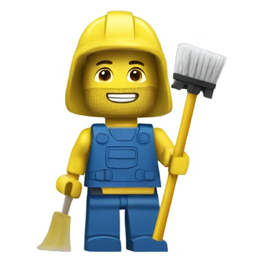 legoman cleaner sticker