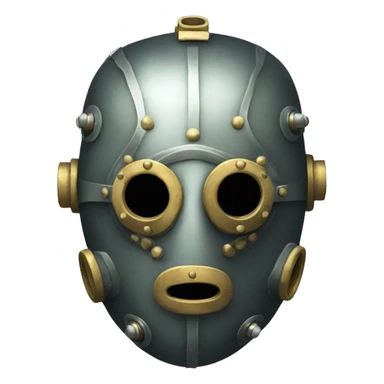 medieval scuba mask sticker