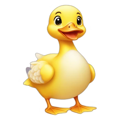 cute duckling sticker
