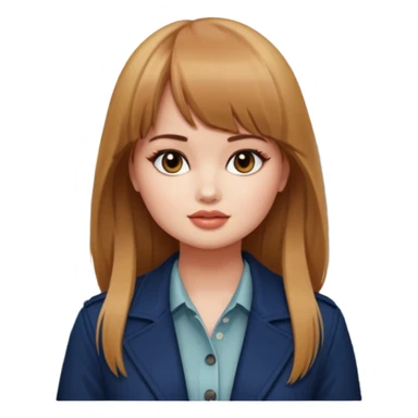 Debby Ryan (straight bangs) in the Big City sticker