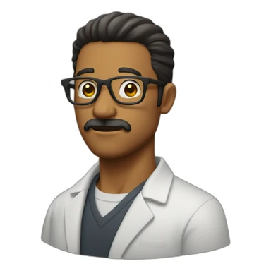 Hombre quitándose los lentes  sticker