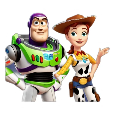 Toy Story buzz lightyear and woody sticker