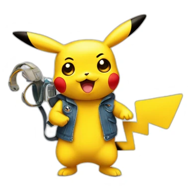 cool pikachu sticker