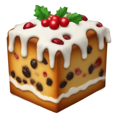 Fruitcake sticker