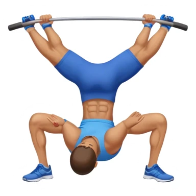 glute-bridges-exercise guy with blue shorts  sticker