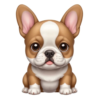 a French bulldog puppy sticker