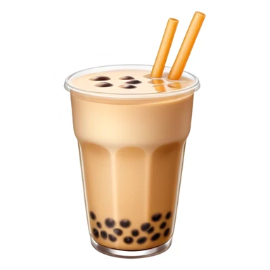brown sugar bubble milk tea sticker