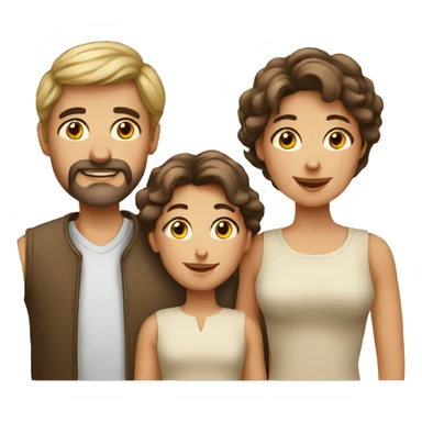 European family sticker