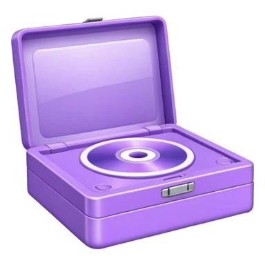 aesthetically pleasing CD game box in lavender color sticker