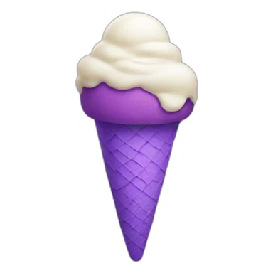purple icecream sticker