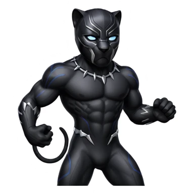 Черная пантера 🐈‍⬛ sticker