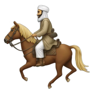 Mullah riding  sticker