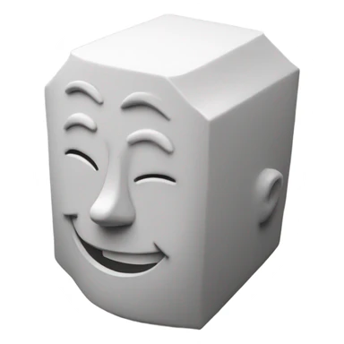 a 3d prisma from side perspective, simple and minim sticker