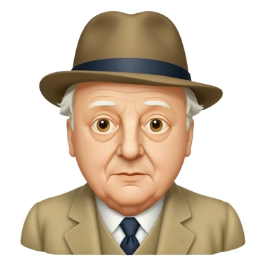 Sir John Betjeman sticker