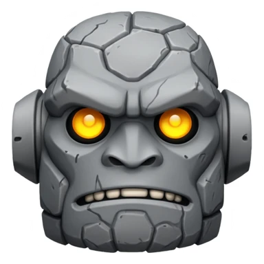 stone golem sticker