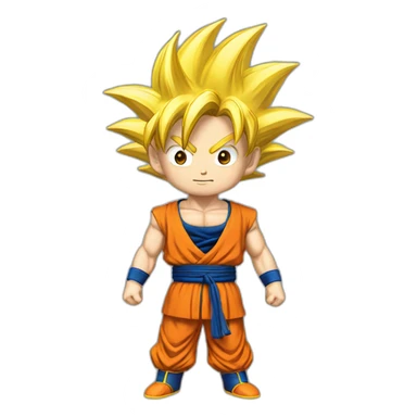 Goku om sticker