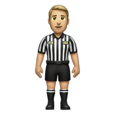 referee handball sticker