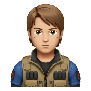Leon Kennedy from resident evil 4 sticker