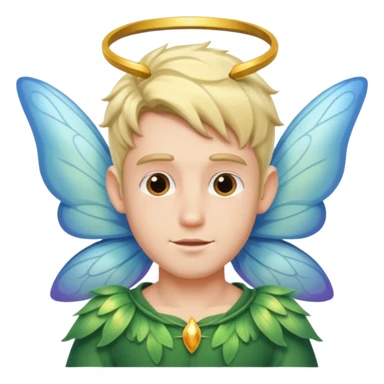 male fairy wings. sticker