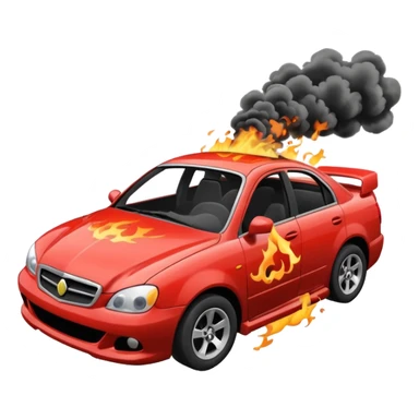 crashing out  sticker