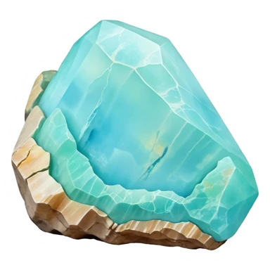 peruvian opal gemstone raw crystal detailed sticker