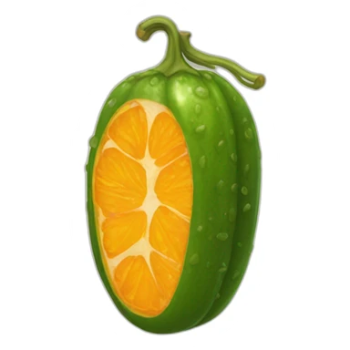 orange-pickle sticker