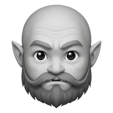 Enano dnd estilo (dibujo antiguo blanco y negro) (ESTILO DARK ANIME Y QUE SE NOTE QUE ES UN ENANO) sticker