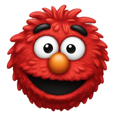 Cute Elmo head sticker
