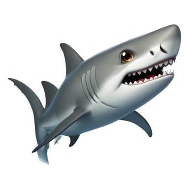 Tiburón riendo sticker