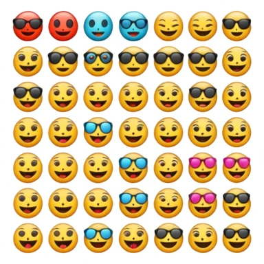 Freaky emojis sticker