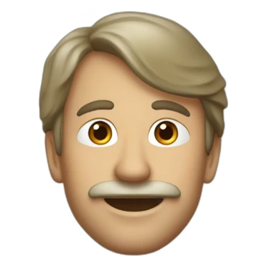 Charles gloups je suis un petit Poisson  sticker