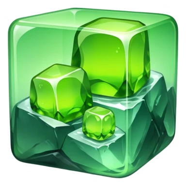 Chartreuse on the rocks sticker