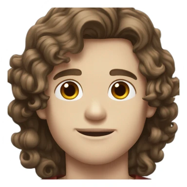 Klaus mikaelson brown hair realistic detailed sticker