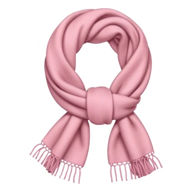 Light pink scarf sticker