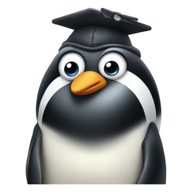 Class conscious penguin  sticker