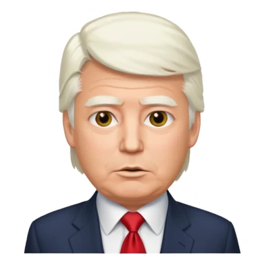 White hair trump sticker